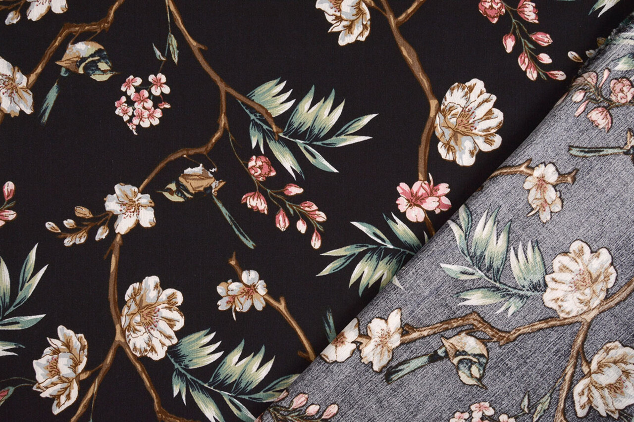 100% Viscose Ravia Navy Blue 100% Viscose Ravia Navy Blue