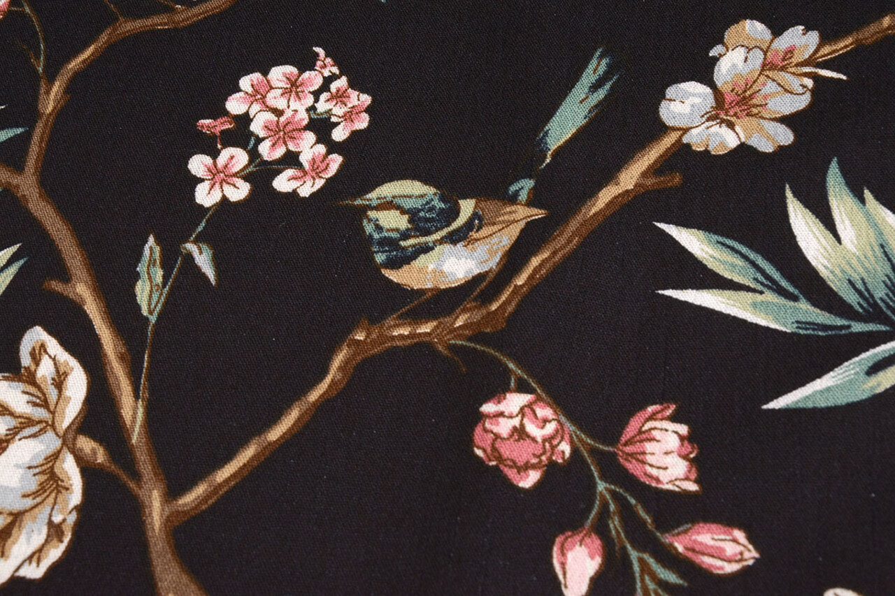 100% Viscose Ravia Navy Blue 100% Viscose Ravia Navy Blue