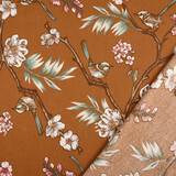 100% Viscose Ravia Bruin 100% Viscose Ravia Bruin