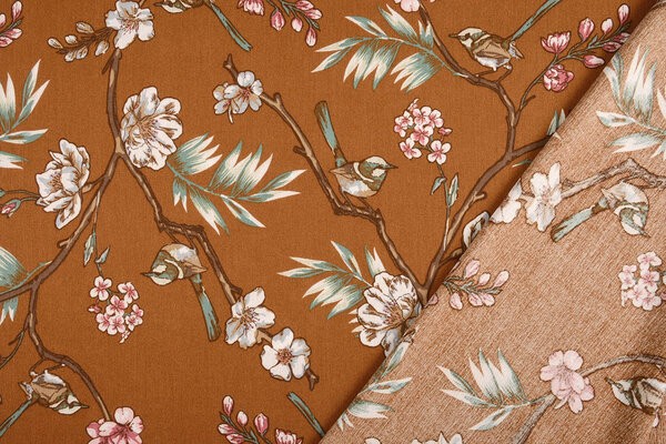 100% Viscose Ravia Bruin 100% Viscose Ravia Bruin