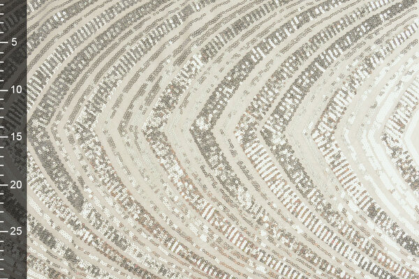 Pailletten auf Netz Saar