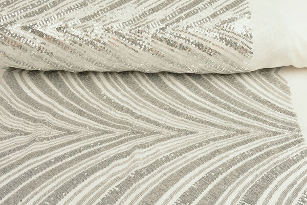 Sequins on Mesh Saar