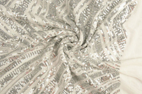 Sequins on Mesh Saar
