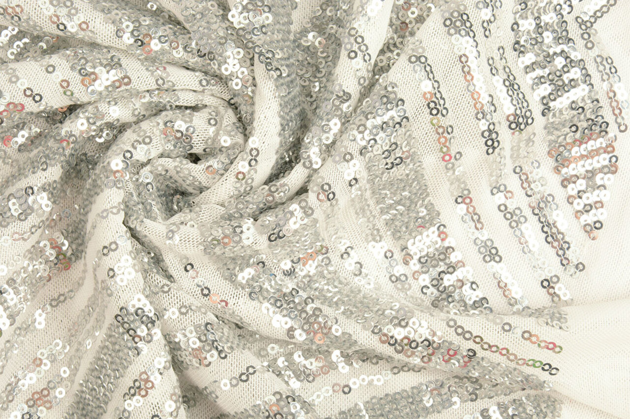 Sequins on Mesh Saar