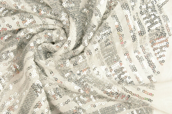 Sequins on Mesh Saar