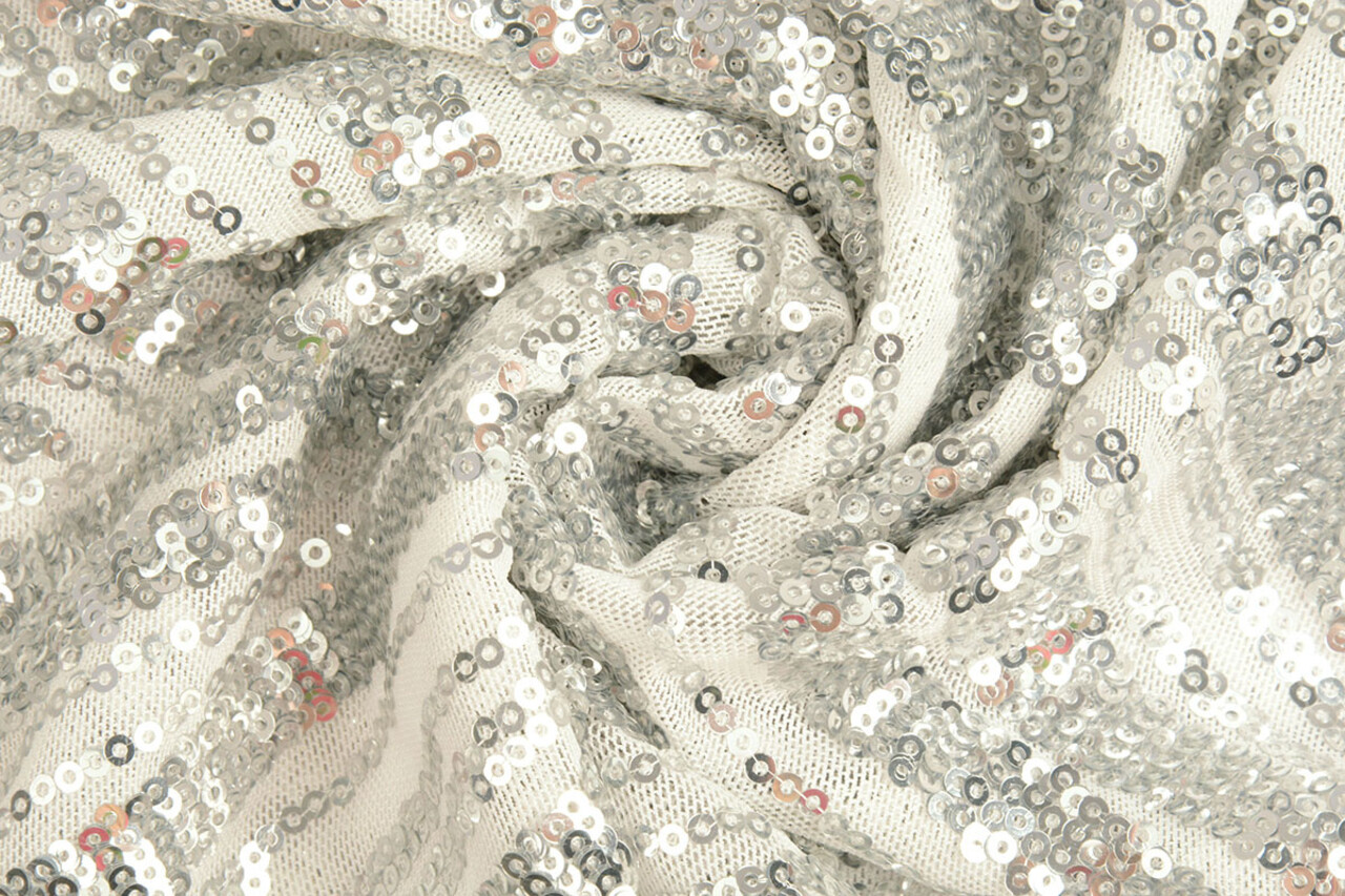 Sequins on Mesh Saar