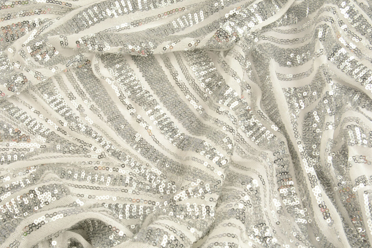 Sequins on Mesh Saar