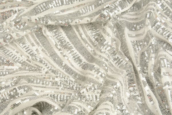 Paillettes sur Résille Saar