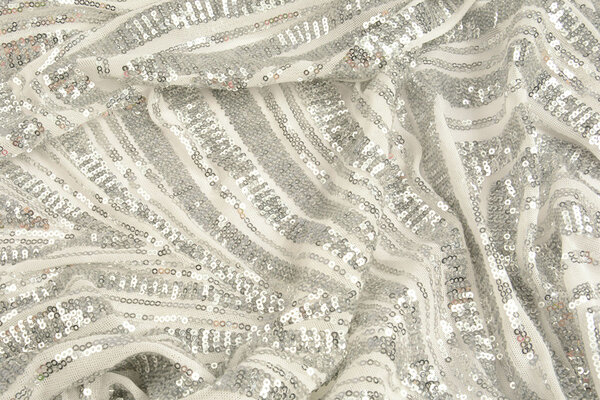 Sequins on Mesh Saar