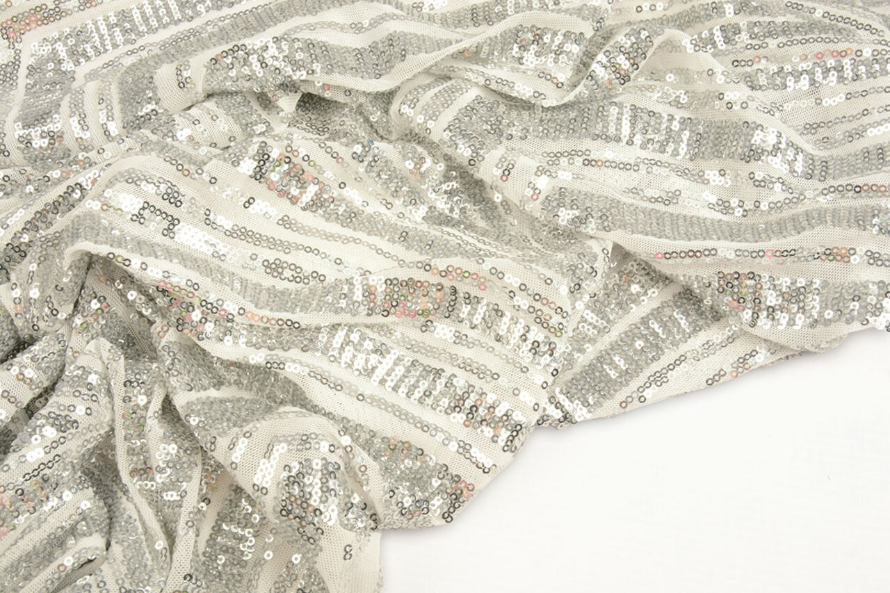 Sequins on Mesh Saar