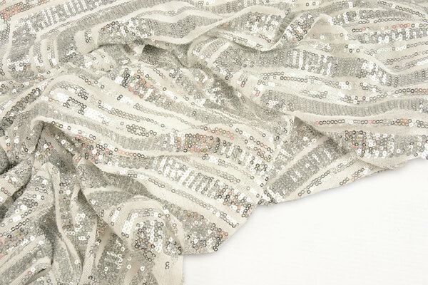 Sequins on Mesh Saar