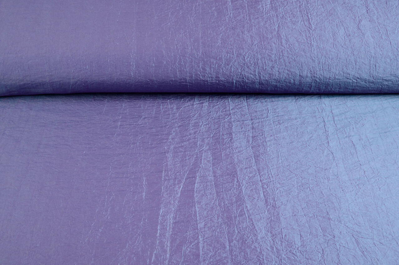 Crinkle Taft Two-Tone Lila-Blau