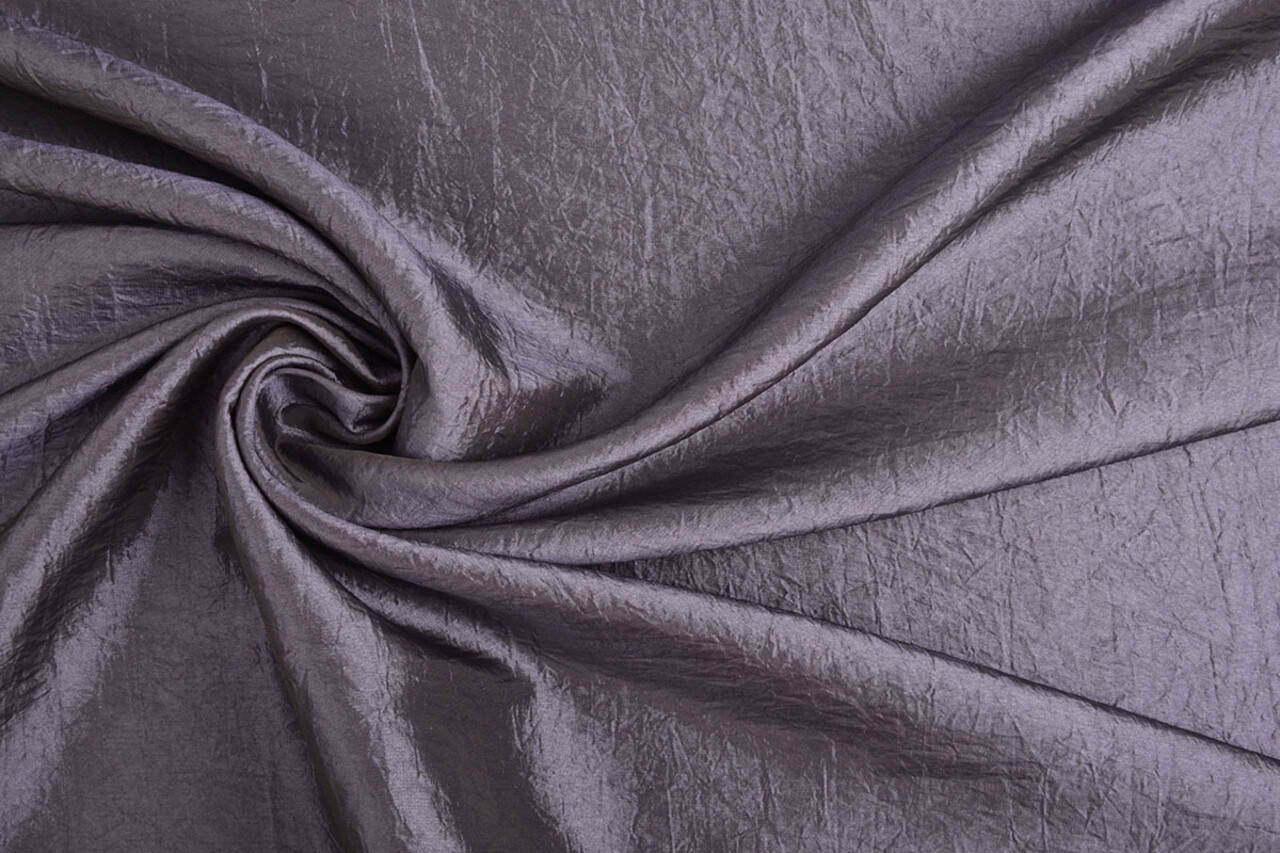 Crêpe Froissé Taffetas Bicolore Mauve-Lilas Crêpe Froissé Taffetas Bicolore Mauve-Lilas