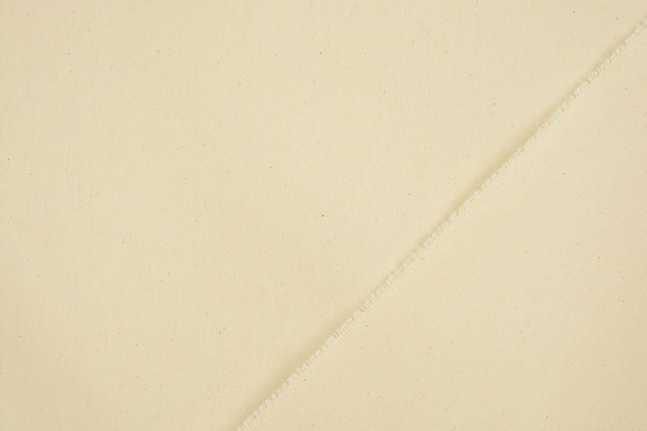 Écru Non Blanchi Coton Sergé Naturel 130cm Écru Non Blanchi Coton Sergé Naturel 130cm