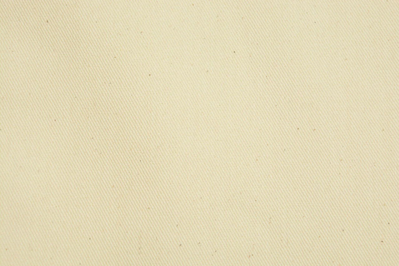 Non Sbiancata Cotone Twill Naturale 130Cm