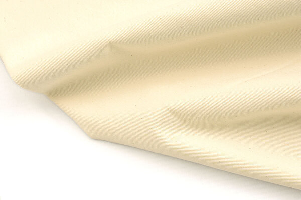 Ungebleichter Baumwolltwill Natürlich 130cm