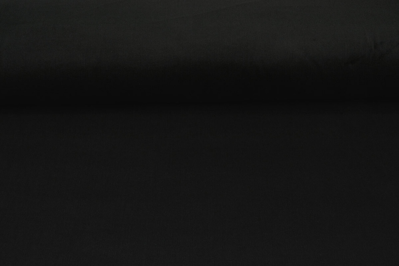 Fijne Rib Stof 21 W Corduroy Zwart Fijne Rib Stof 21 W Corduroy Zwart