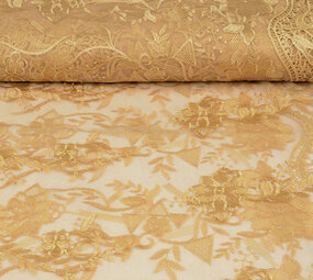 Netz Bestickt Clara Gold