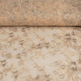 Mesh Geborduurd Adele Champagne Mesh Geborduurd Adele Champagne