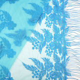 Mesh Geborduurd Agatha Aqua Mesh Geborduurd Agatha Aqua