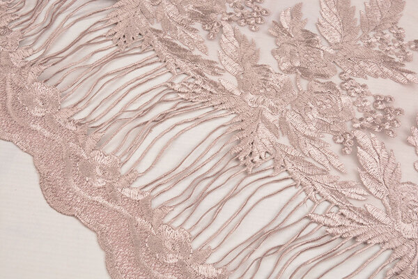 Mesh Embroidered Agatha Old Pink Mesh Embroidered Agatha Old Pink