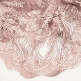 Netz Bestickt Agatha Altrosa Netz Bestickt Agatha Altrosa