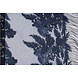 Mesh Ricamato Agatha Scuro Blu Mesh Ricamato Agatha Scuro Blu