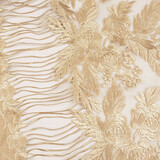 Netz Bestickt Agatha Gold