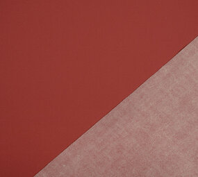 Faux Leather Mat Red