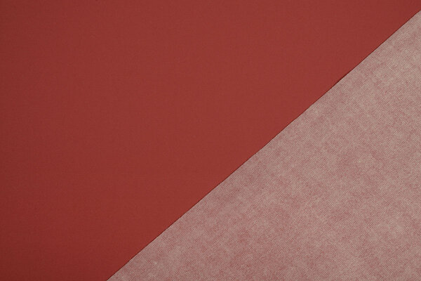 Faux Leather Mat Red
