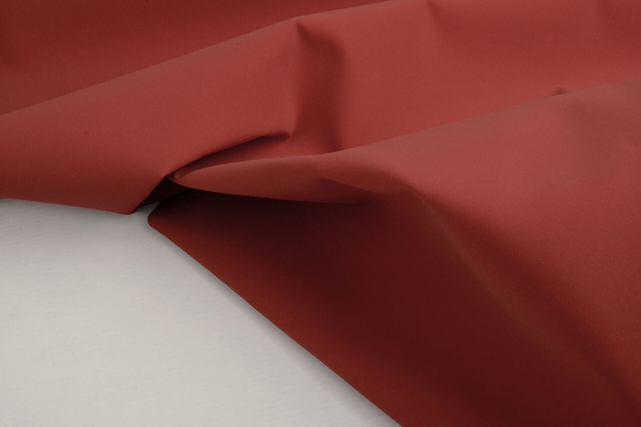 Faux Leather Mat Red