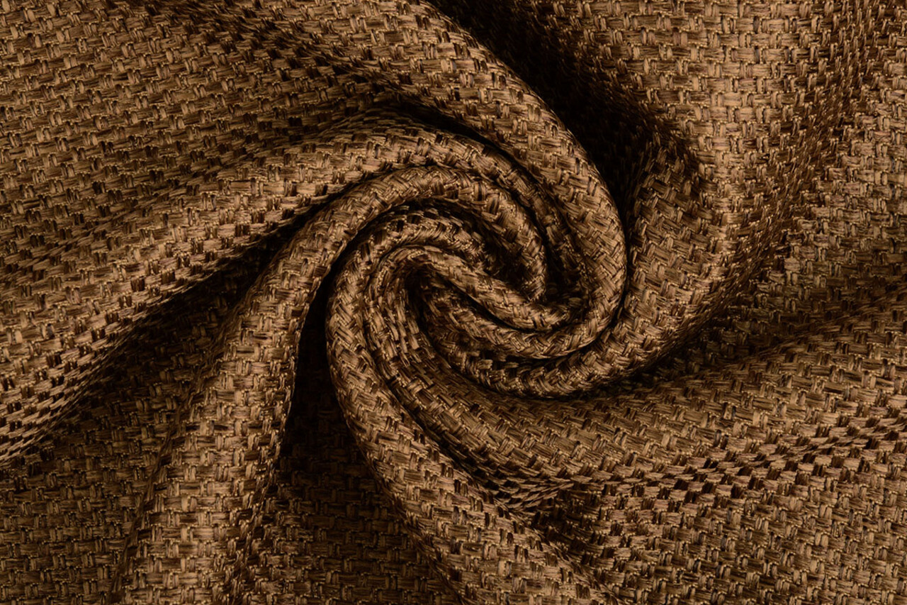Vintage Structure Fabric Mocha Brown