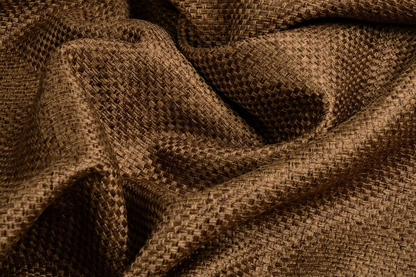 Vintage Structure Fabric Mocha Brown