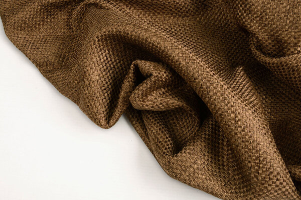 Vintage Structure Fabric Mocha Brown