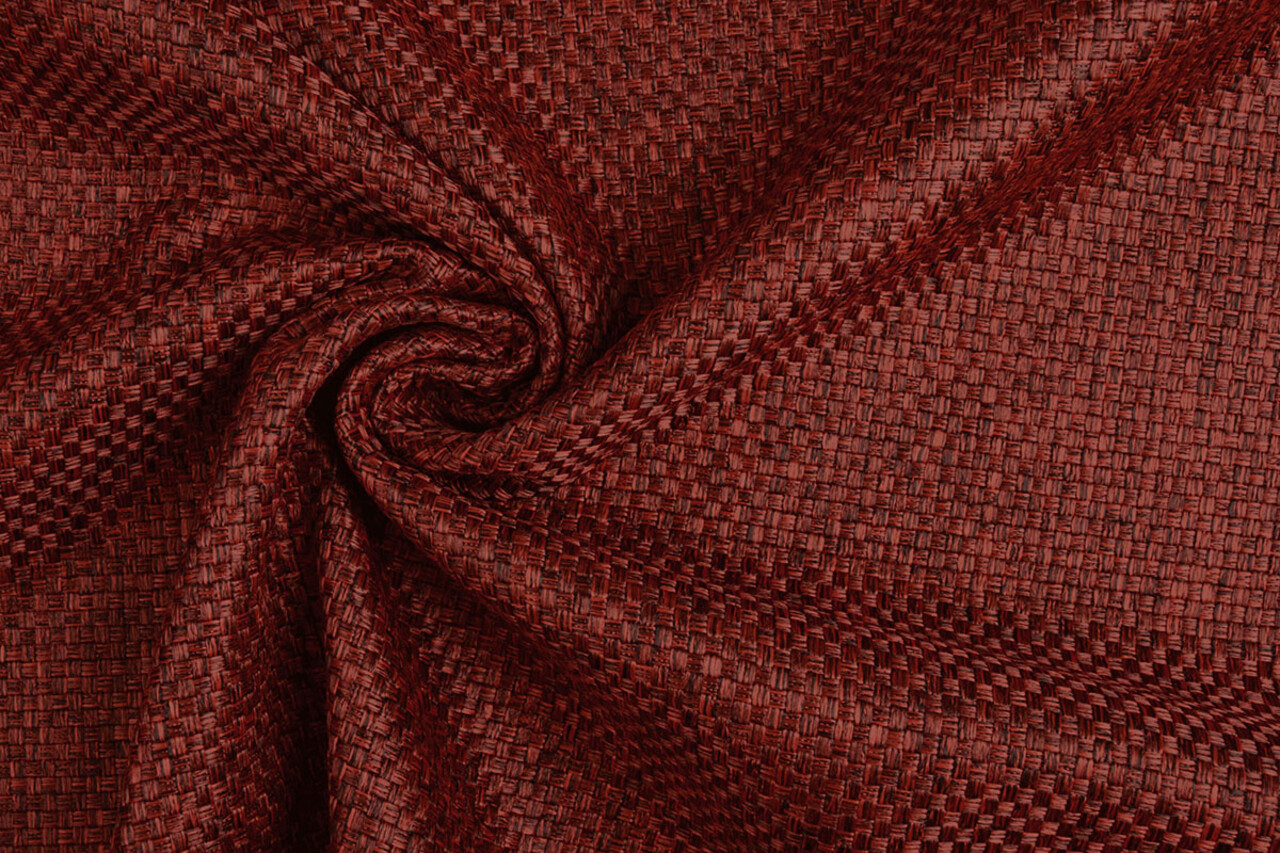 Vintage Structure Fabric Red