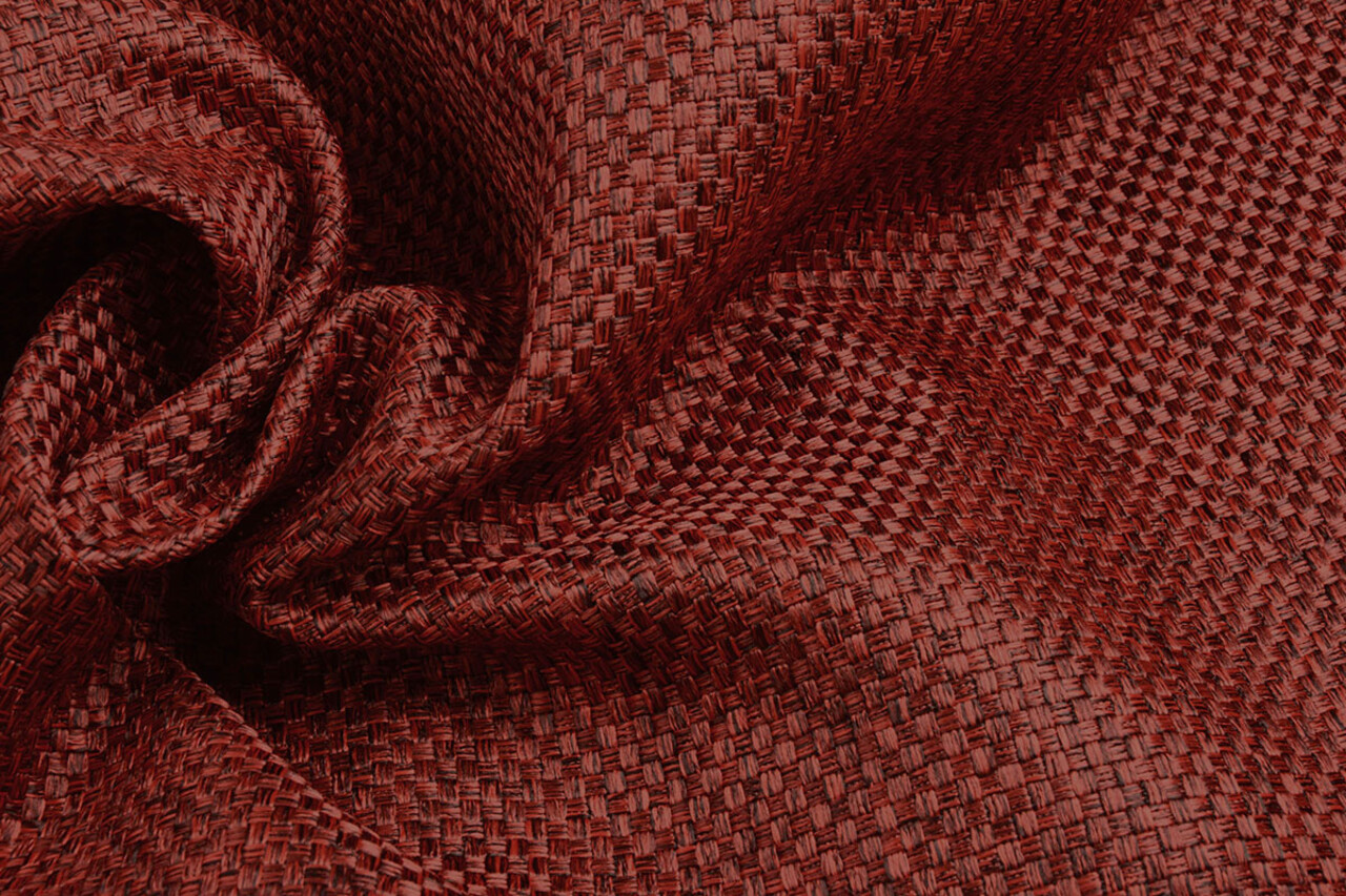 Vintage Structure Fabric Red