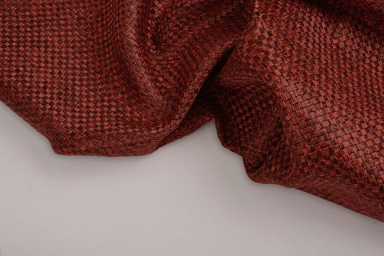 Vintage Structure Fabric Red