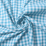 Boerenbont Ruit 8 mm Licht Aqua Boerenbont Ruit 8 mm Licht Aqua