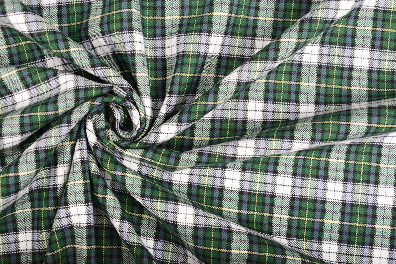 100% Cotton Flannel Checks 1 100% Cotton Flannel Checks 1