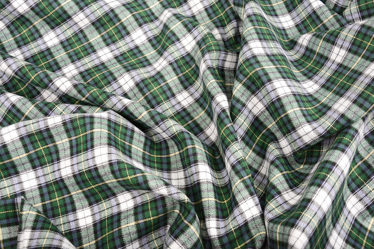 100% Cotone Flanella Quadretti 1 100% Cotone Flanella Quadretti 1