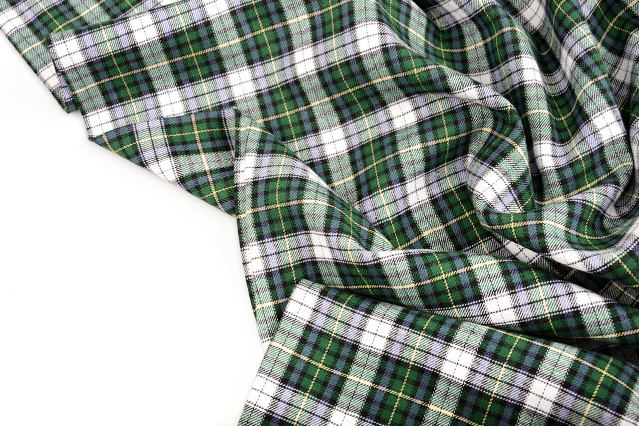 100% Cotone Flanella Quadretti 1 100% Cotone Flanella Quadretti 1
