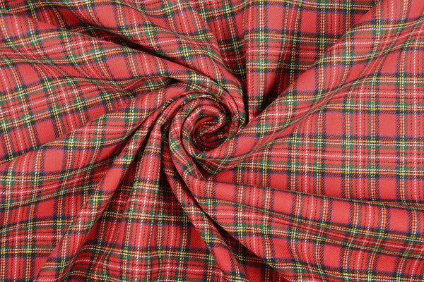 100% Katoen Flanel Ruitjes 2