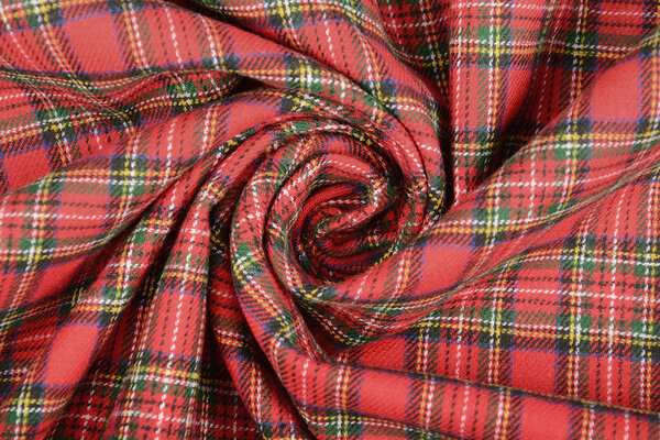 100% Katoen Flanel Ruitjes 2