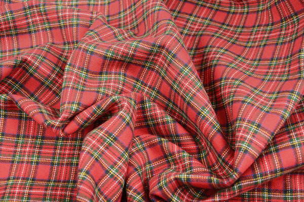 100% Katoen Flanel Ruitjes 2