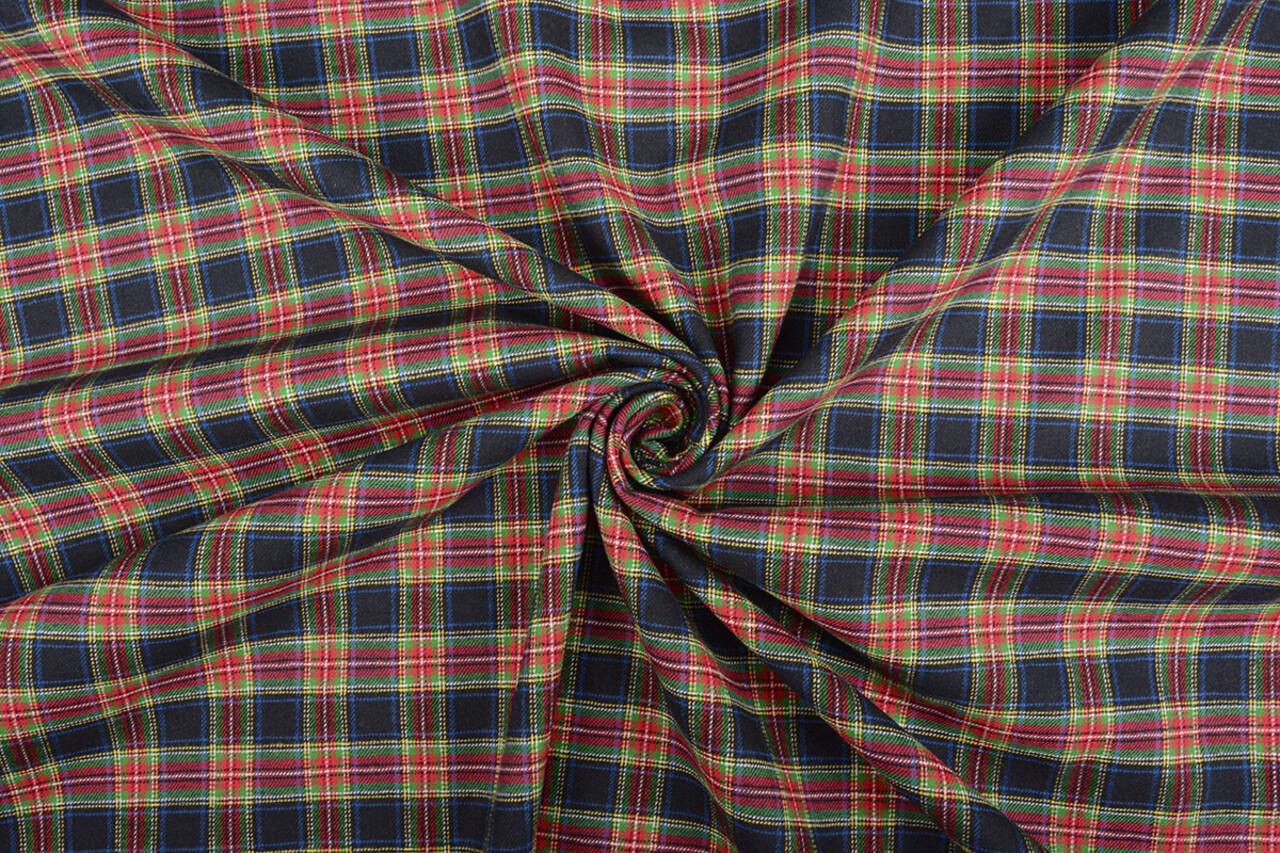 100% Cotone Flanella Quadretti 3 100% Cotone Flanella Quadretti 3