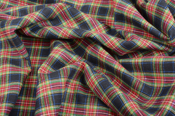 100% Cotone Flanella Quadretti 3 100% Cotone Flanella Quadretti 3