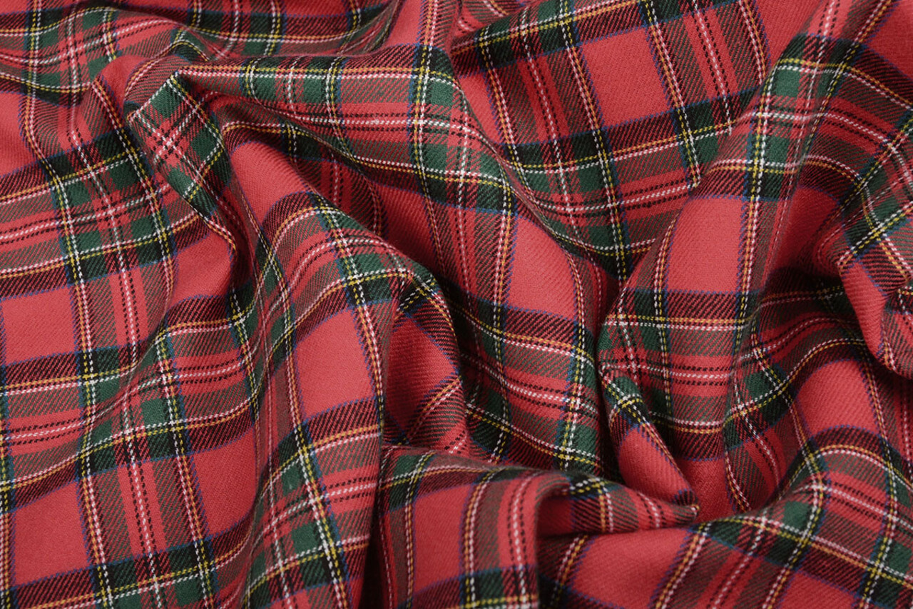 100% Cotton Flannel Checks 4 100% Cotton Flannel Checks 4
