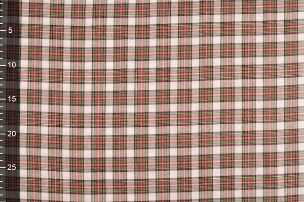 100 % Coton Flanelle Carreaux 5