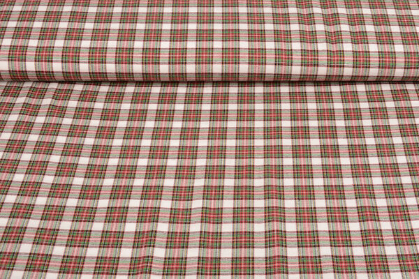 100 % Coton Flanelle Carreaux 5