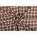 100% Cotone Flanella Quadretti 5 100% Cotone Flanella Quadretti 5